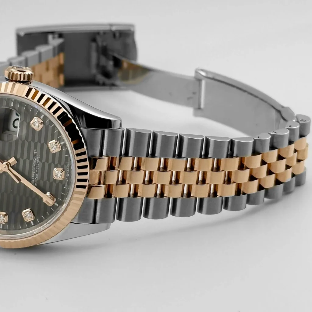 RLX Datejust 36mm 126231 Slate Fluted Motif Dial 36mm Jubilee Bracelet