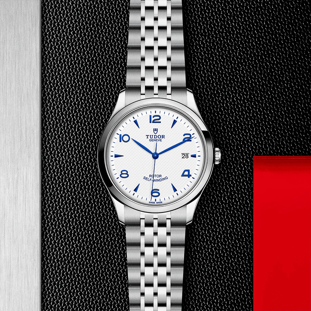 TUDOR 1926 41mm Opaline/Blue Arabic Dial Men's Automatic Bracelet Watch M91650-0005