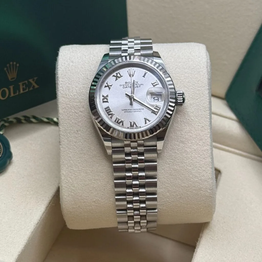 RLX Lady-Datejust 31mm 279174 Silver Roman Dial Oyster Bracelet
