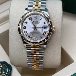 RLX Datejust m278343-0003/0004 Silver Dial Yellow Rolesor Oyster Watch