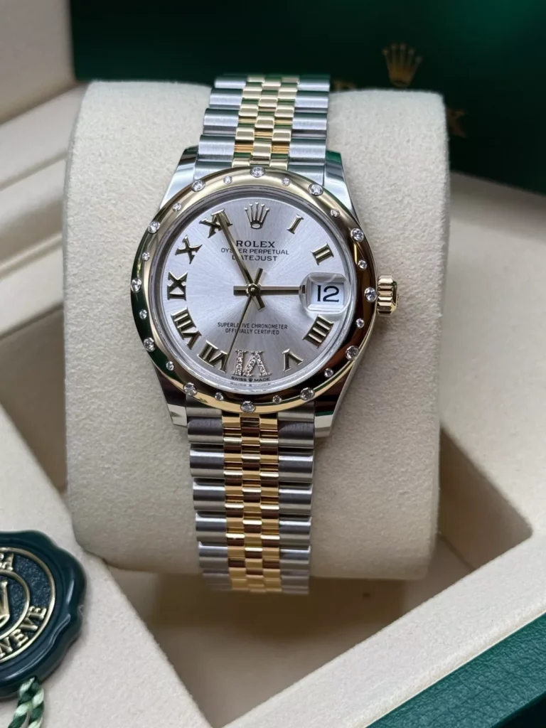RLX Datejust m278343-0003/0004 Silver Dial Yellow Rolesor Oyster Watch