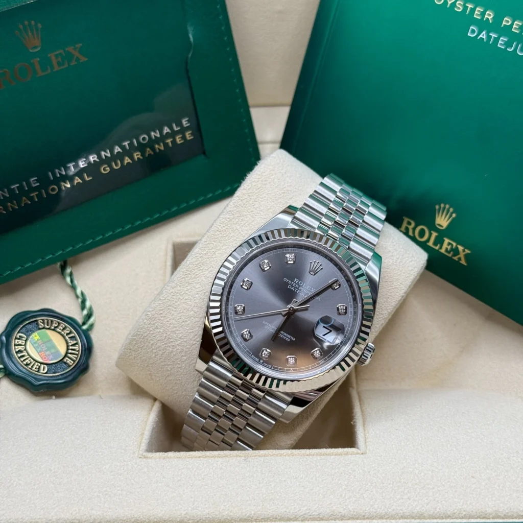 RLX Datejust 41mm 126334 Slate Diamond Jubilee Stainless Steel
