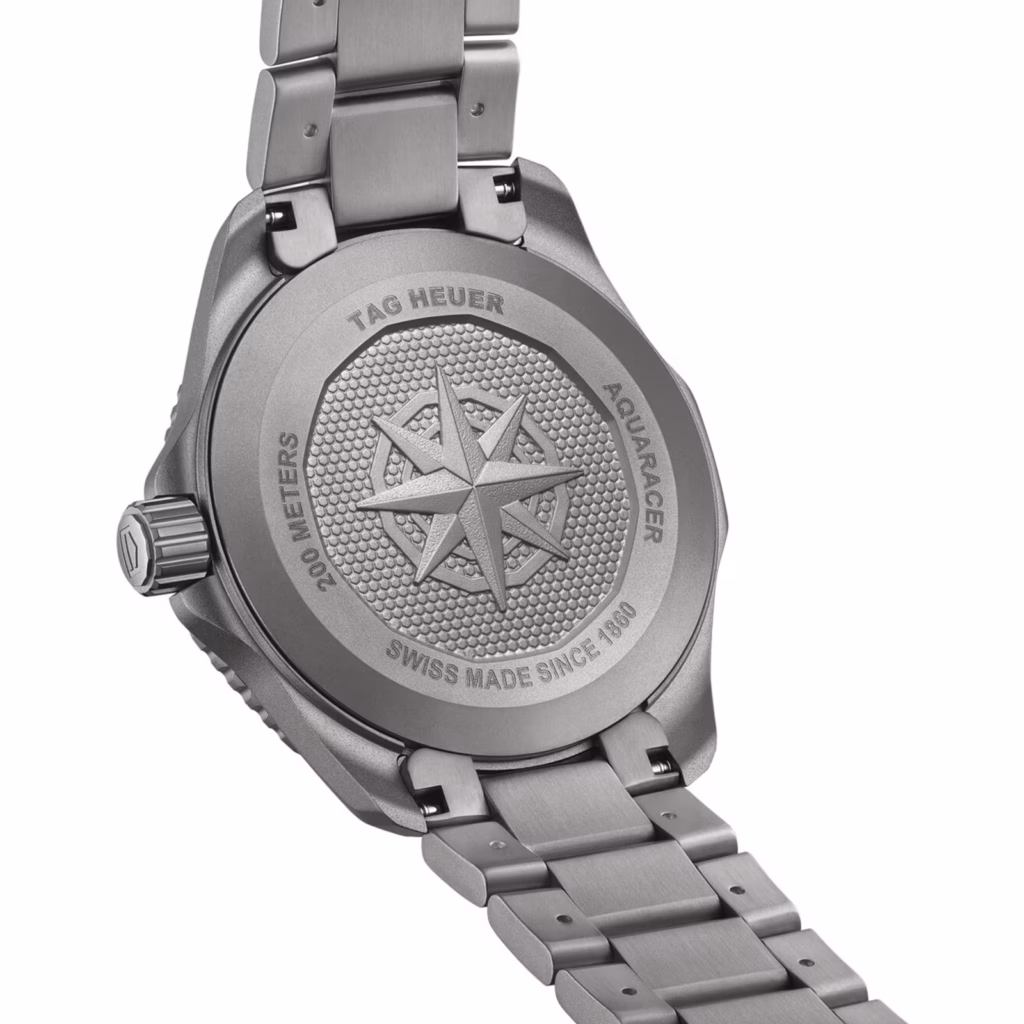 TAG Heuer Aquaracer Professional 200 Solargraph 40mm Mens Watch Titanium WBP1180.BF0000