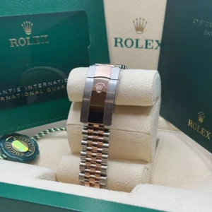 RLX Datejust 36mm 126231 Silver Fluted Motif Dial Oystersteel and Everose gold Bracelet