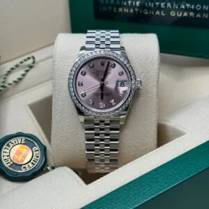 RLX Lady-Datejust 31mm 279384RBR Pink Dial Oyster Bracelet