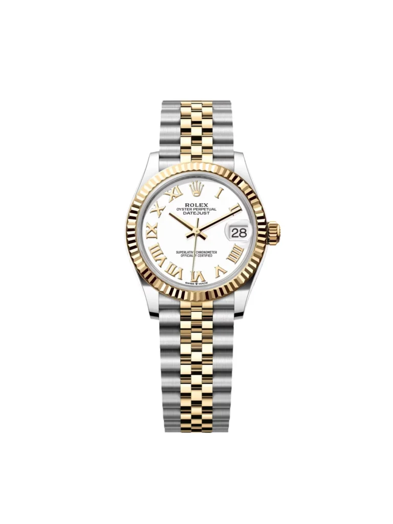 RLX Datejust m278273-0001/0002 31mm White Dial Stainless Steel and Yellow Gold Oyster Watch