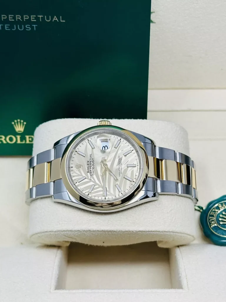 RLX Datejust 36mm 126203 Golden Dial Domed Bezel Oyster Bracelet
