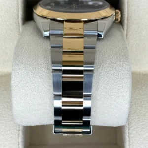 RLX Datejust 41mm 126303 Black Diamond Oyster Steel and Yellow Gold Mens Watch