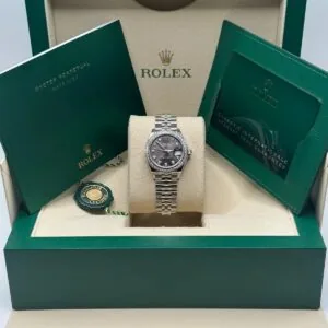 RLX Lady-Datejust 31mm 279384RBR Dark Gray set with Diamonds