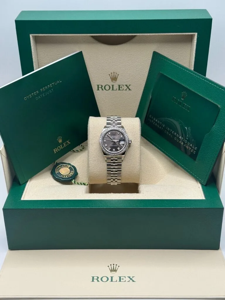 RLX Lady-Datejust 31mm 279384RBR Dark Gray set with Diamonds