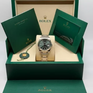 RLX Datejust 36mm 126234 Mint Green Dial Jubilee Bracelet Watch