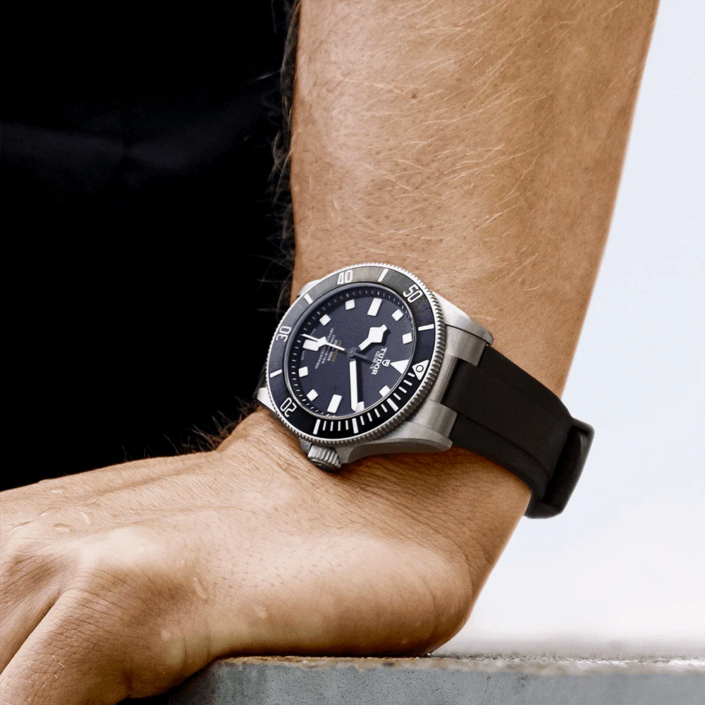 TUDOR Pelagos 39mm Black Sunray Dial & Ceramic Bezel Titanium Automatic Watch M25407N-0001