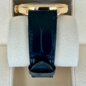 Rolex 1908 Yellow Gold Black Dial Black Alligator Strap - 52508-0002