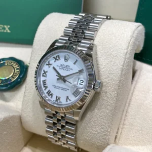 RLX Datejust m278274-0009/0010 White 31mm Dial Oyster Watch