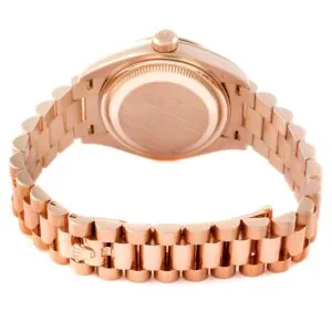 RLX Lady-Datejust 31mm 279175 Chocolate Diamond-Set Dial President Everose Gold
