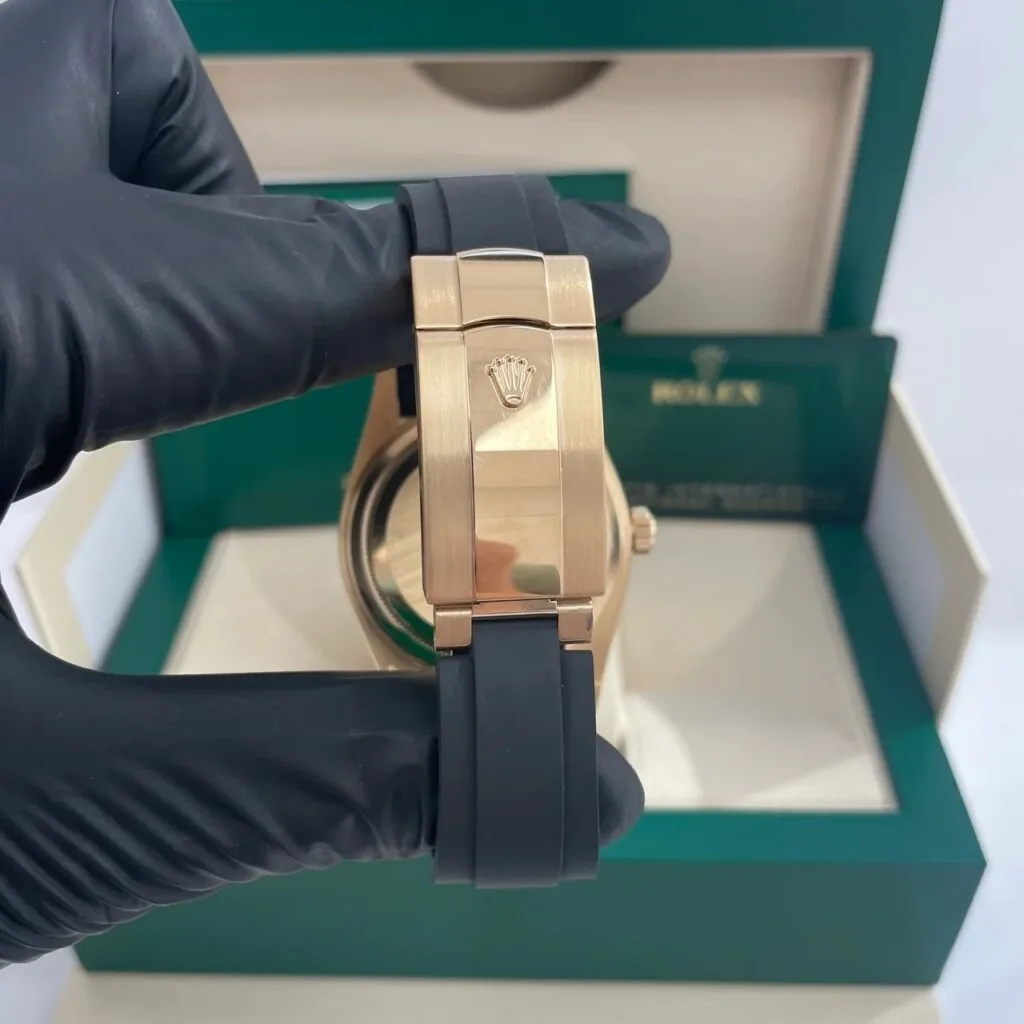 RLX Sky-Dweller 42mm Yellow Gold White Dial Oysterflex - 336238