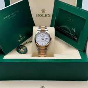 RLX Datejust 36mm 126201 White Dial Jubilee Bracelet Watch