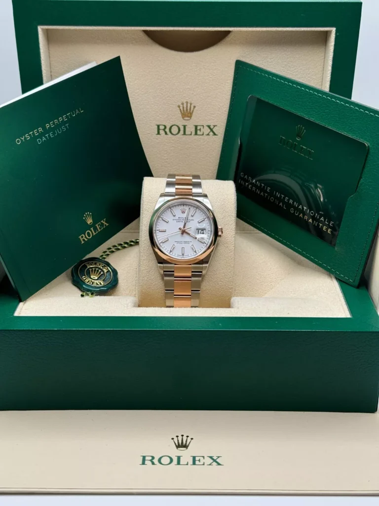 RLX Datejust 36mm 126201 White Dial Jubilee Bracelet Watch