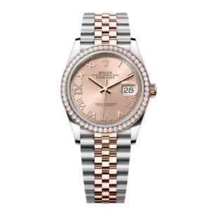 RLX Datejust 36mm 126281 Rose Dial Oyster 36mm Bracelet