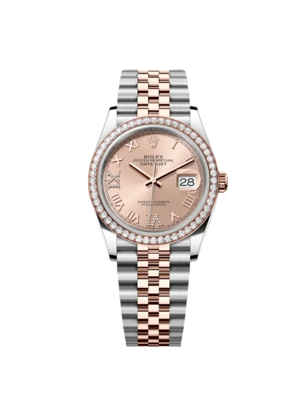 RLX Datejust 36mm 126281 Rose Dial Oyster 36mm Bracelet