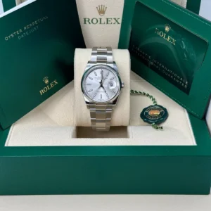RLX Datejust 36mm 126200 Oyster Perpetual Silver Dial Jubilee Stainless Steel