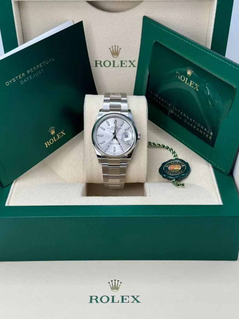 RLX Datejust 36mm 126200 Oyster Perpetual Silver Dial Jubilee Stainless Steel