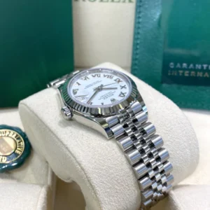 RLX Datejust m278274-0009/0010 White 31mm Dial Oyster Watch