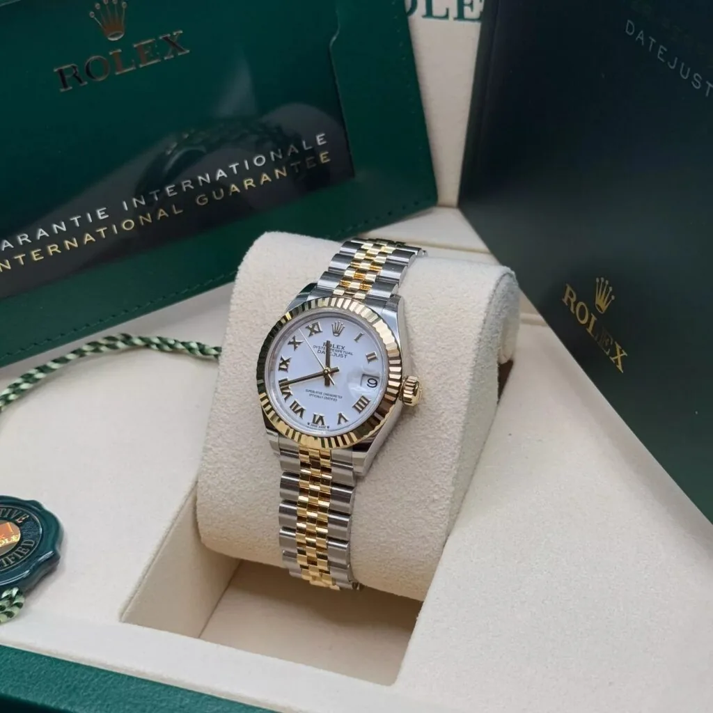 RLX Lady-Datejust 31mm 279173 White Roman Dial Oyster Bracele