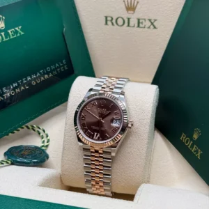 RLX Datejust m278271-0003/0004 Chocolate 31mm Dial Oyster Bracelet Watch