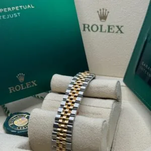 RLX Lady-Datejust 31mm 279383RBR Champagne Dial Yellow Rolesor Oyster Bracelet