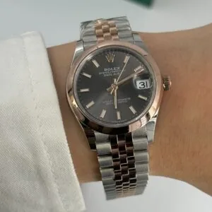 RLX Datejust m278241-0017/0018 Slate 31mm Dial Oyster Bracelet Watch