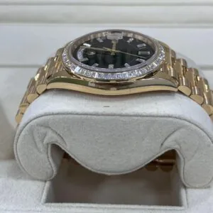 RLX Day-Date 40mm 228398TBR-0038 Onyx Dial President Watch