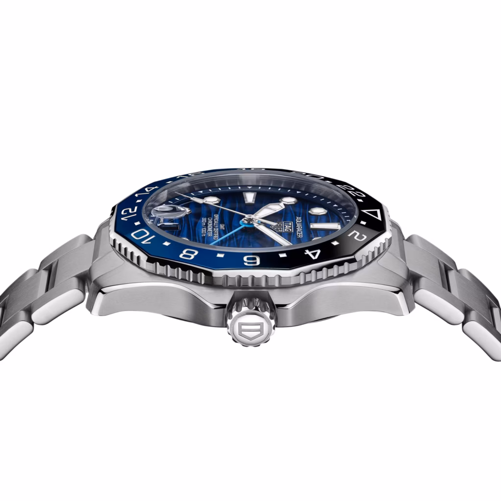 TAG Heuer Aquaracer Professional 300 GMT 42mm Mens Watch Blue WBP5114.BA0013