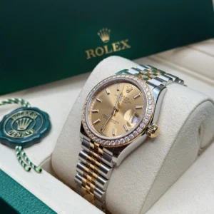 RLX Datejust m278383-0013/0014 31mm Champagne Dial Oyster Bracelet