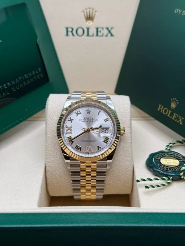 RLX Datejust 36mm 126233 Silver Dial Jubilee Bracelet Watch