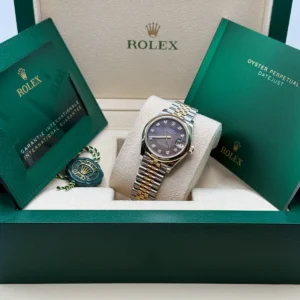 RLX Datejust m278243-0023/0024 31mm Black Mother-of-Pearl Dial Yellow Rolesor Oyster Watch