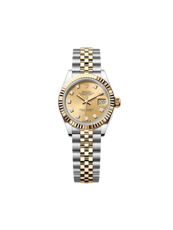 RLX Lady-Datejust 31mm 279173 Champagne Diamond Dial Oyster Bracelet