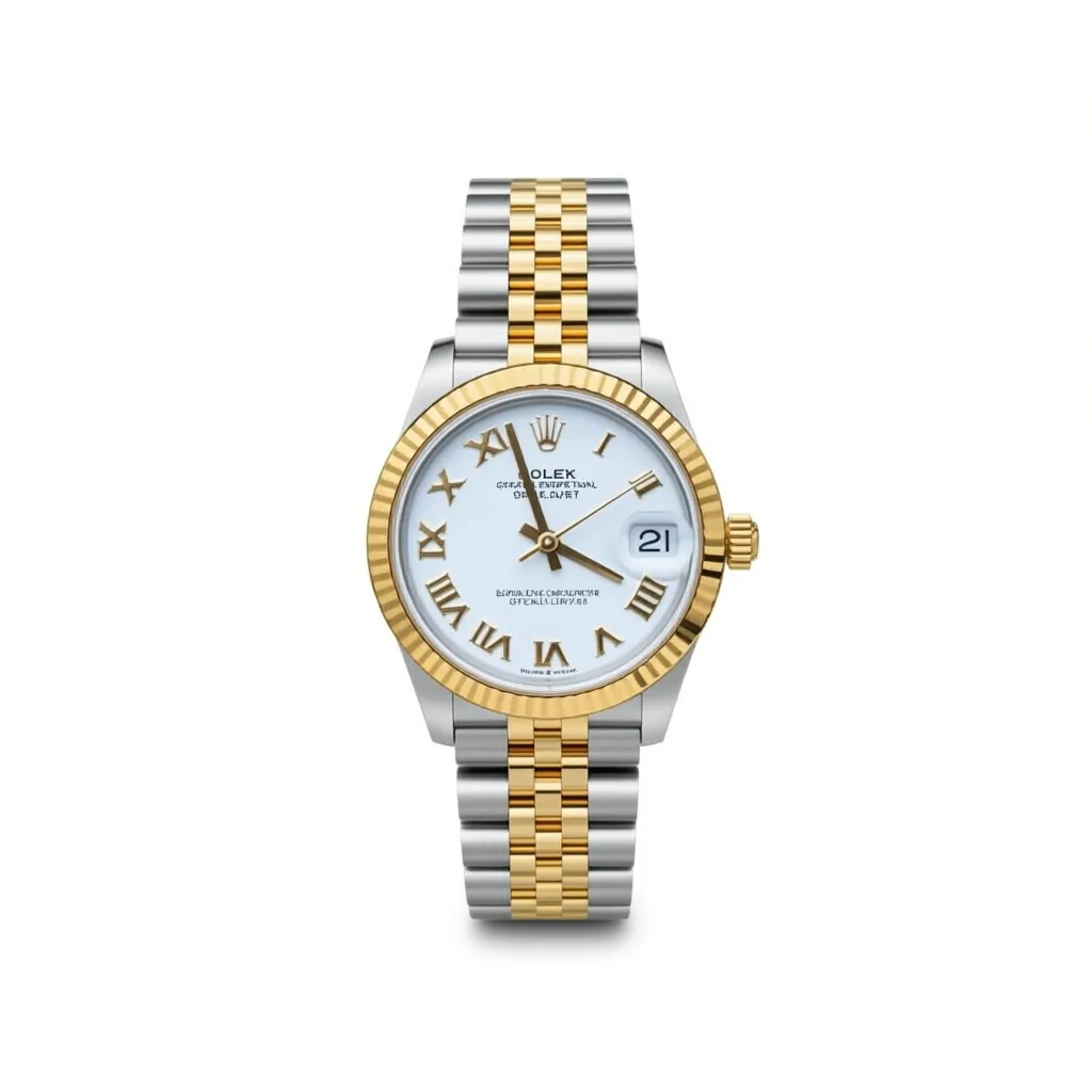 Rolex Datejust 36mm Two-Tone Yellow Gold Fluted