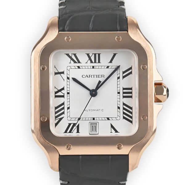 Cartier Santos Large Model Rose Gold WGSA0019 - United Luxury