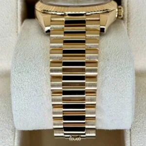 RLX Day-Date "President" 40mm Yellow Gold White Roman Dial - 228238