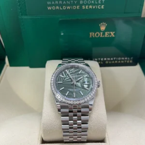RLX Datejust 36mm 126284 Olive Green Dial Jubilee Bracelet