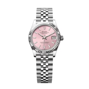 RLX Datejust m278274-0013/0014 Pink Dial 31mm Fluted Bezel Oyster Bracelet