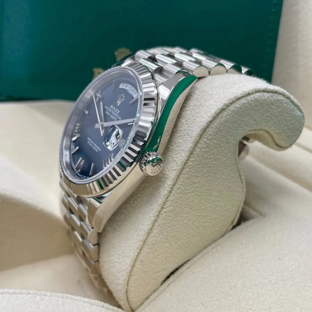 RLX Day-Date "President" 40mm Blue Roman Dial 228236-0007