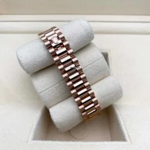 RLX Lady-Datejust 31mm 279175 Aubergine Diamond-Set Dial President Everose Gold