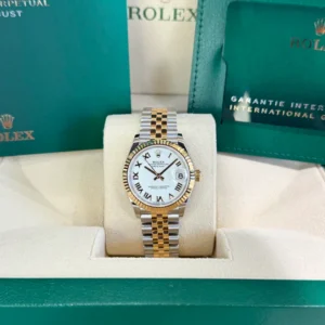 RLX Datejust m278273-0001/0002 31mm White Dial Stainless Steel and Yellow Gold Oyster Watch