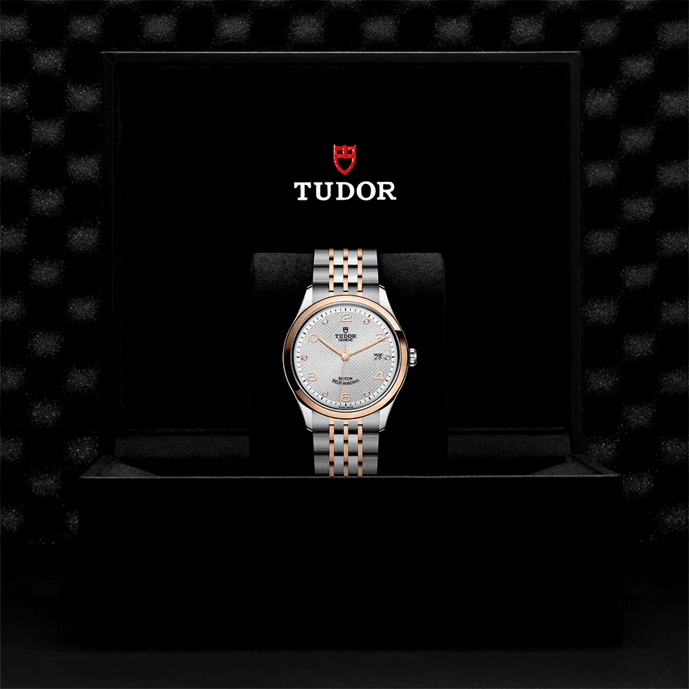 TUDOR 1926 39mm Two-Tone Silver Diamond Dial Men's Automatic Bracelet Watch M91551-0002