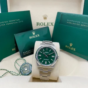 RLX Oyster Perpetual 36mm 126000-0005 Green Dial Oyster Stainless Steel Bracelet