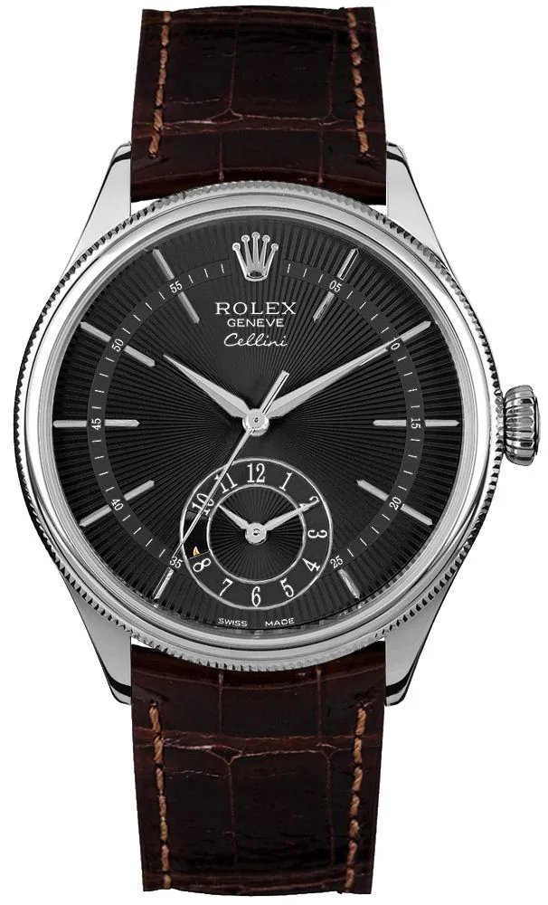 RCellini Dual Time Solid 18k White Gold Men's Watch 50529-0010