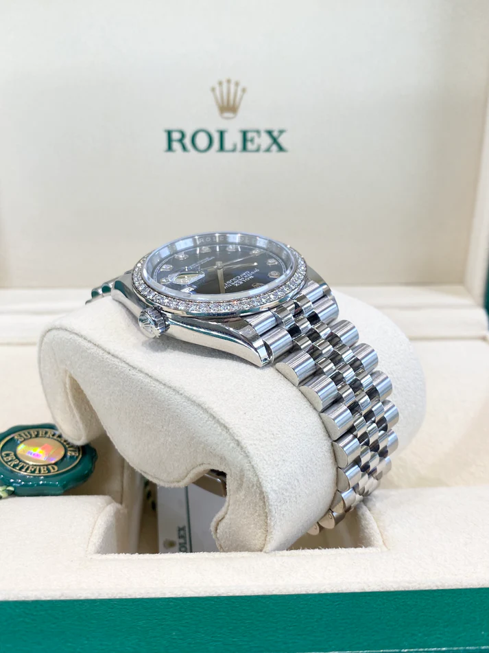 RLX Datejust 36mm 126284 Bright Blue Dial Jubilee Bracelet