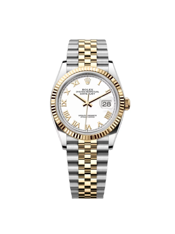 RLX Datejust 36mm 126233 White Dial Oyster Bracelet Watch